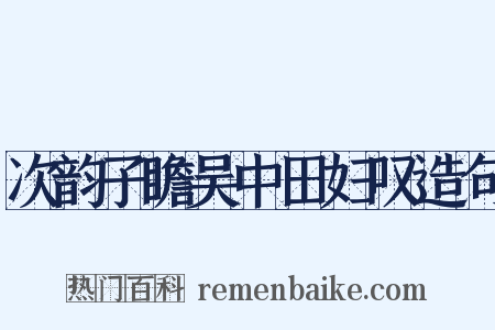 次韵子瞻吴中田妇叹造句是什么意思的图片